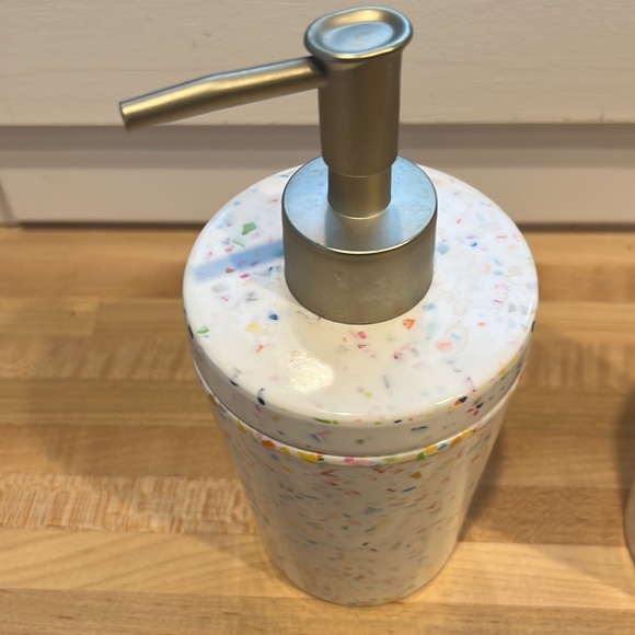 Container Store Soap Dispenser and Toothbrush Holder - Picture 3 of 6